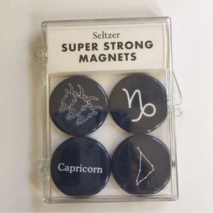 NWT Magnet Set, Capricorn themed, set of 4